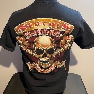 Vintage graphic T- shirt with biker logos